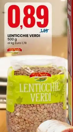Eurospin Lenticchie verdi offerta