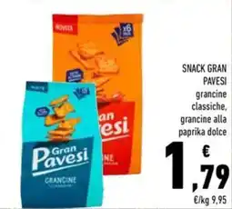 Conad Snack gran PAVESI offerta