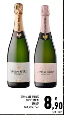 Conad Spumante trento doc cesarini sforza offerta
