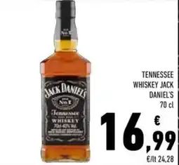 Conad Tennessee whiskey JACK DANIEL'S offerta
