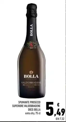 Conad Spumante prosecco superiore valdobbiadene docg BOLLA offerta