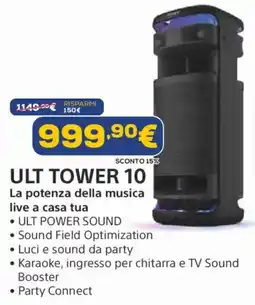 Euronics SONY ULT TOWER 10 offerta