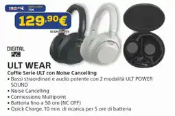 Euronics Sony ult wear cuffie serie ult con noise cancelling offerta