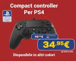 Euronics Compact controller Per PS4 offerta