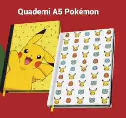 Euronics Quaderni A5 Pokémon offerta