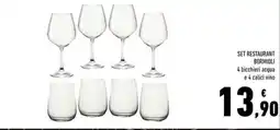 Conad Set restaurant bormioli offerta