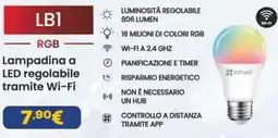 Euronics EZVIZ LB1 Lampadina a LED regolabile tramite Wi-Fi offerta