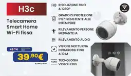 Euronics EZVIZ H3c Telecamera Smart Home Wi-Fi fissa offerta