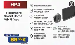 Euronics EZVIZ Telecamera Smart Home Wi-Fi fissa offerta
