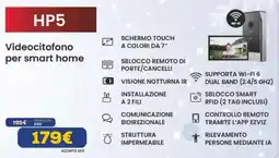 Euronics EZVIZ HP5 Videocitofono per smart home offerta