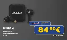 Euronics Marshall minor 4 offerta