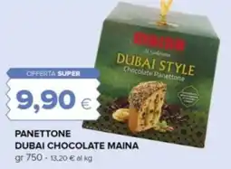 Oasi Panettone dubai chocolate MAINA offerta