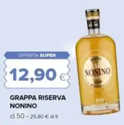 Oasi Grappa riserva NONINO offerta