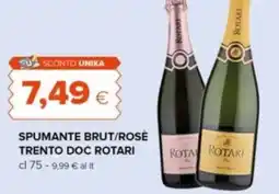Oasi Spumante brut/rosè trento doc ROTARI offerta
