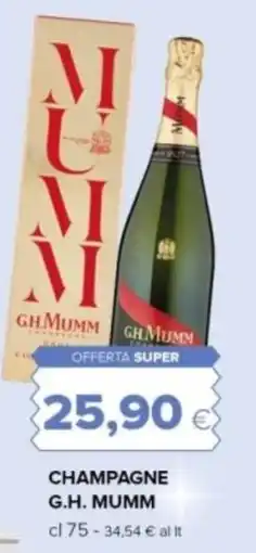 Oasi Champagne G.H. MUMM offerta