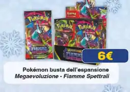 Euronics Pokémon busta dell'espansione Megaevoluzione - Fiamme Spettrali offerta