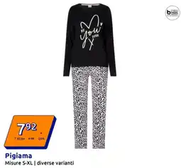 Action Pigiama offerta