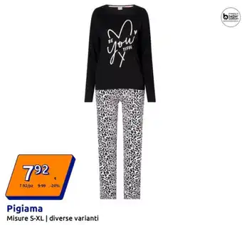 Action Pigiama offerta