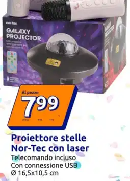 Action Proiettore stelle Nor-Tec con laser offerta