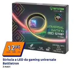 Action Striscia a LED da gaming universale Battletron offerta