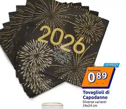 Action Tovaglioli di Capodanno offerta