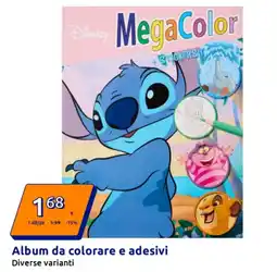 Action Album da colorare e adesivi offerta
