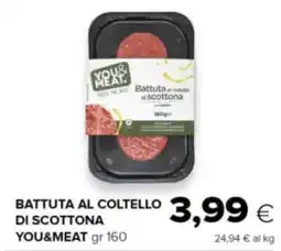 Oasi Battuta al coltello di scottona YOU&MEAT offerta
