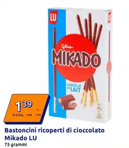 Action Bastoncini ricoperti di cioccolato Mikado LU offerta