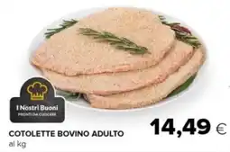 Oasi Cotolette bovino adulto offerta