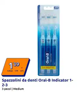 Action Spazzolini da denti Oral-B Indicator 1-2-3 offerta