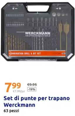 Action Set di punte per trapano Werckmann offerta