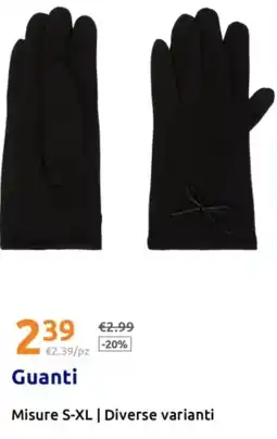 Action Guanti offerta