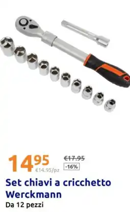 Action Set chiavi a cricchetto Werckmann offerta