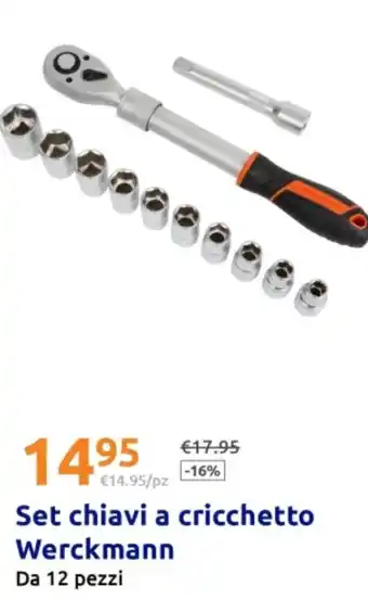 Action Set chiavi a cricchetto Werckmann offerta