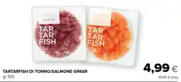 Oasi Tartarfish di tonno/salmone GIMAR offerta