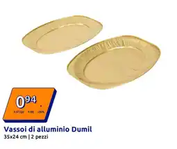 Action Vassoi di alluminio Dumil offerta