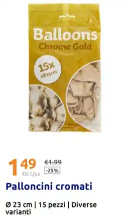 Action Palloncini cromati offerta