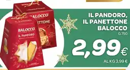 Ekom Il pandoro, il panettone BALOCCO offerta