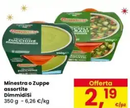 Eurospar Minestra o Zuppe Dimmidisi offerta