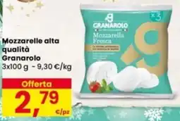 Eurospar Mozzarelle alta qualità Granarolo offerta
