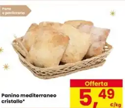 Eurospar Panino mediterraneo cristallo offerta