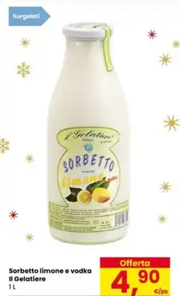 Eurospar Sorbetto limone e vodka Il Gelatiere offerta