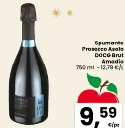 Eurospar Spumante Prosecco Asolo DOCG Brut Amadio offerta