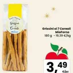 Eurospar Grissini ai 7 Cereali MioForno offerta