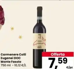 Eurospar Carmenere Colli Euganei DOC Monte Fasolo offerta