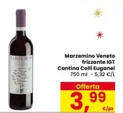 Eurospar Marzemino Veneto frizzante IGT Cantina Colli Euganei offerta