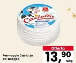 Eurospar Formaggio Caciotta del Grappa offerta