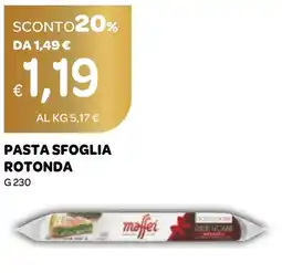 Ekom Maffei pasta sfoglia rotonda offerta