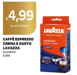 Ekom Caffè espresso crema e gusto lavazza classico offerta