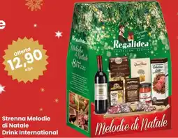 Eurospar Strenna Melodie di Natale Drink International offerta